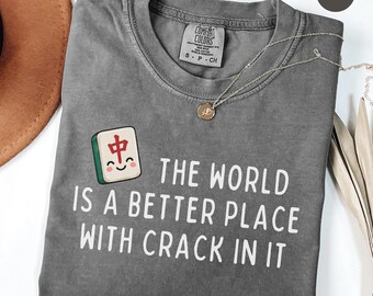 T-shirt Mahjong, Maman Mahjong, Club de Mahjong, Loisirs, Couleurs confortables, Cadeau pour joueuses de Mahjong, Soirée jeux entre filles, Humour décalé, Groupe d'amies