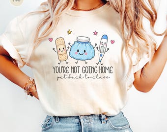 School Nurse Shirt Funny Health Office Tee Pediatric Nurse Shirt Teacher Coworker Back to School Tee Daughter Appreciation Gift Ice Pack