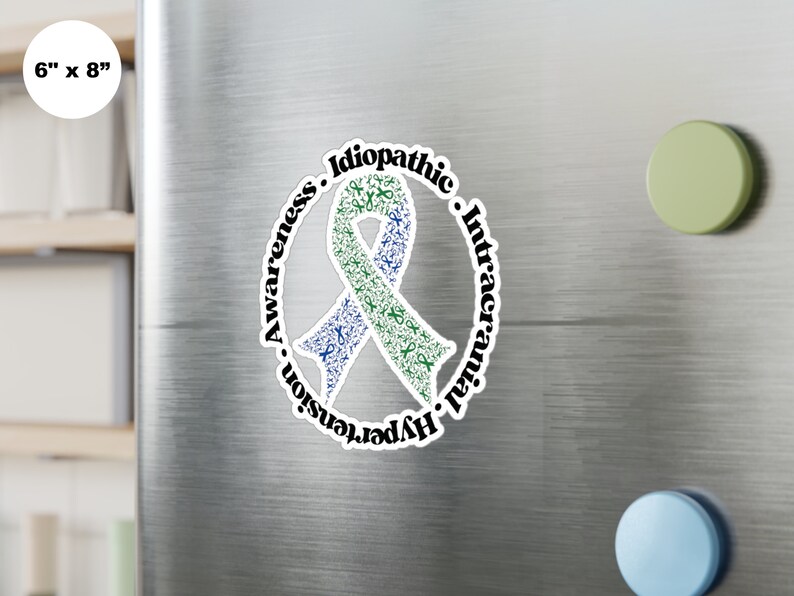 Iih Ribbon Color Waterproof IIH Awareness Decal Sticker IIH Warrior Gift Awareness ...