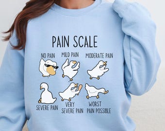 Pain Scale Sweatshirt Silly Goose Tee Emergency Room Nurse Physical Therapy Hoodie Doctors Appointment Registered Nurse Triage Assessment