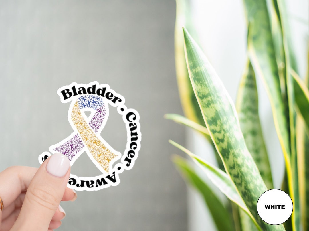Bladder Cancer Awareness Sticker Bladder Cancer Sticker for Bladder ...