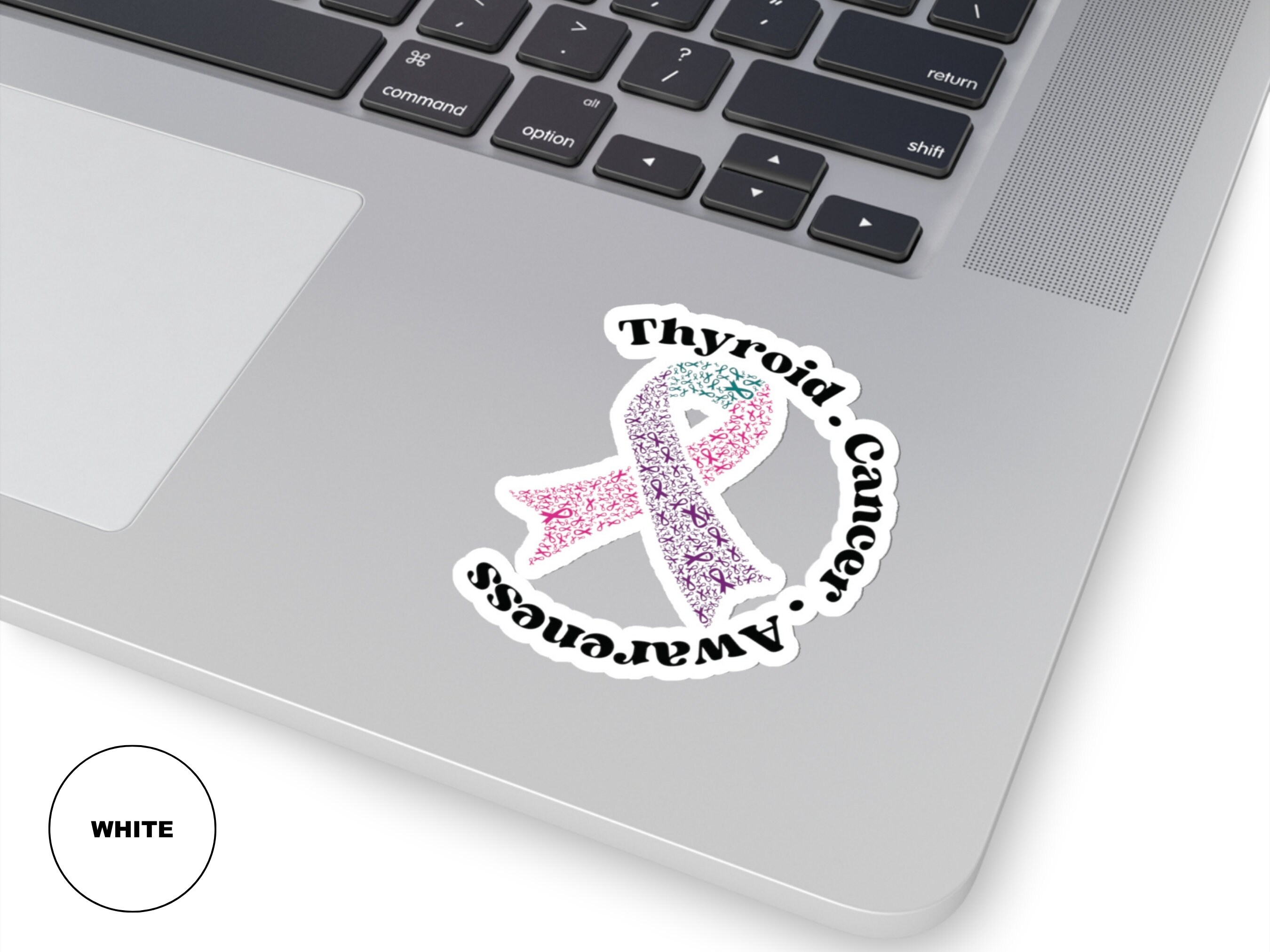 Thyroid Sticker Rwalistic Thyroid Cancer Awareness Sticker Thyroid Cancer Sticker for Thyroid ...