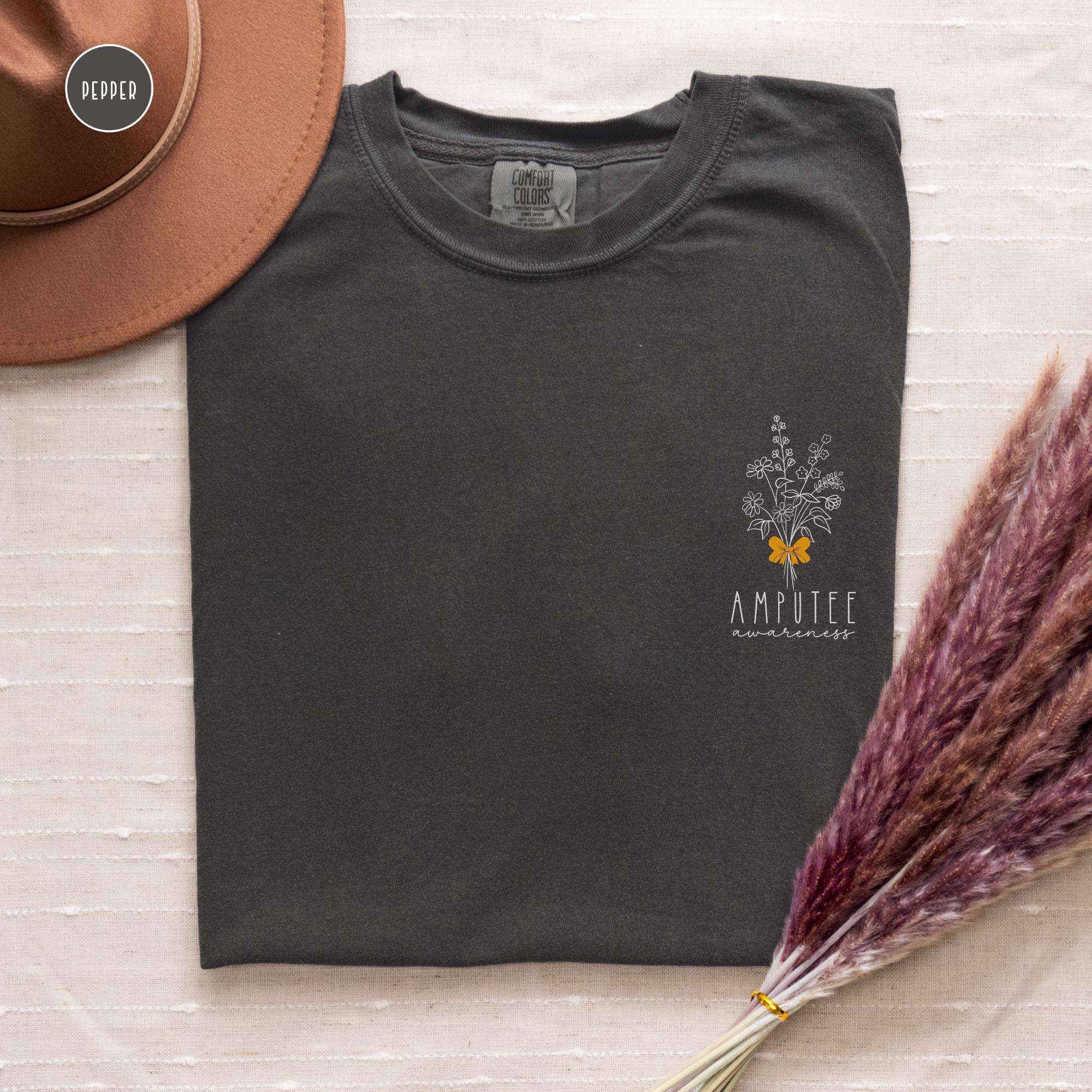 Amputee Awareness Shirt Limb Loss Month Orange Ribbon Tee Disability ...