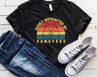 Samoyed T Shirt Gift Samoyed Dog Lover Shirt for Samoyed Owner Samoyed Dog T-shirt for Dog Lover Mom Gift Idea for Pet Lover Shirt Women