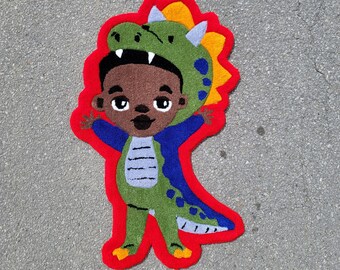 Dinosaur Kid Area Rug