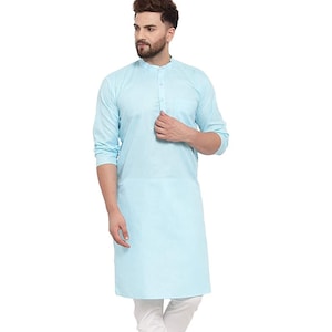 Authentic Cotton Ethnic Kurta Pajama For Man | Designer Pyjama Kurta Custom Dress For Men | Party Wear Kurta Pajama Indian Men's Clothing