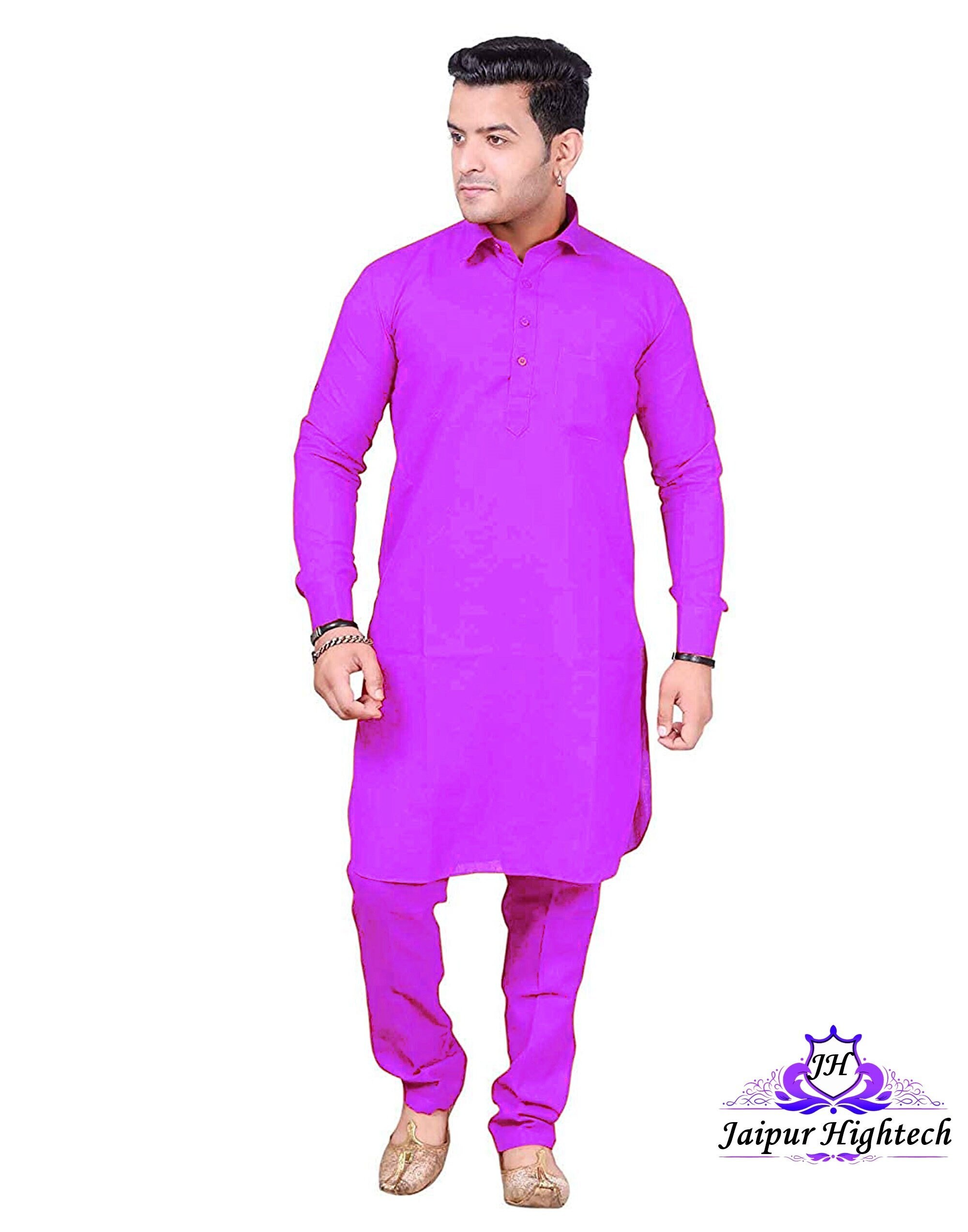 Light purple kurta pajama sale