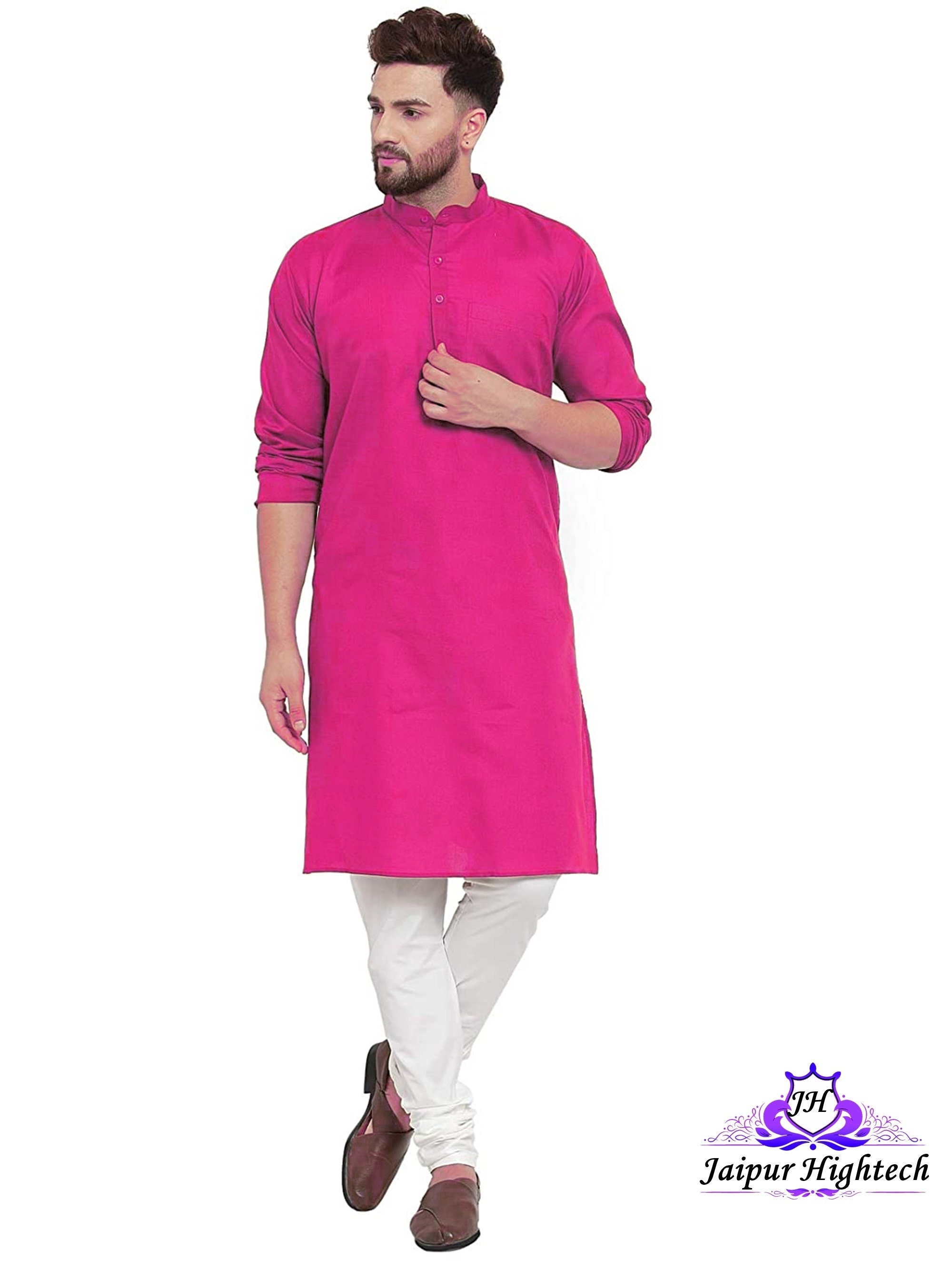 Kurta pajama pink colour sale