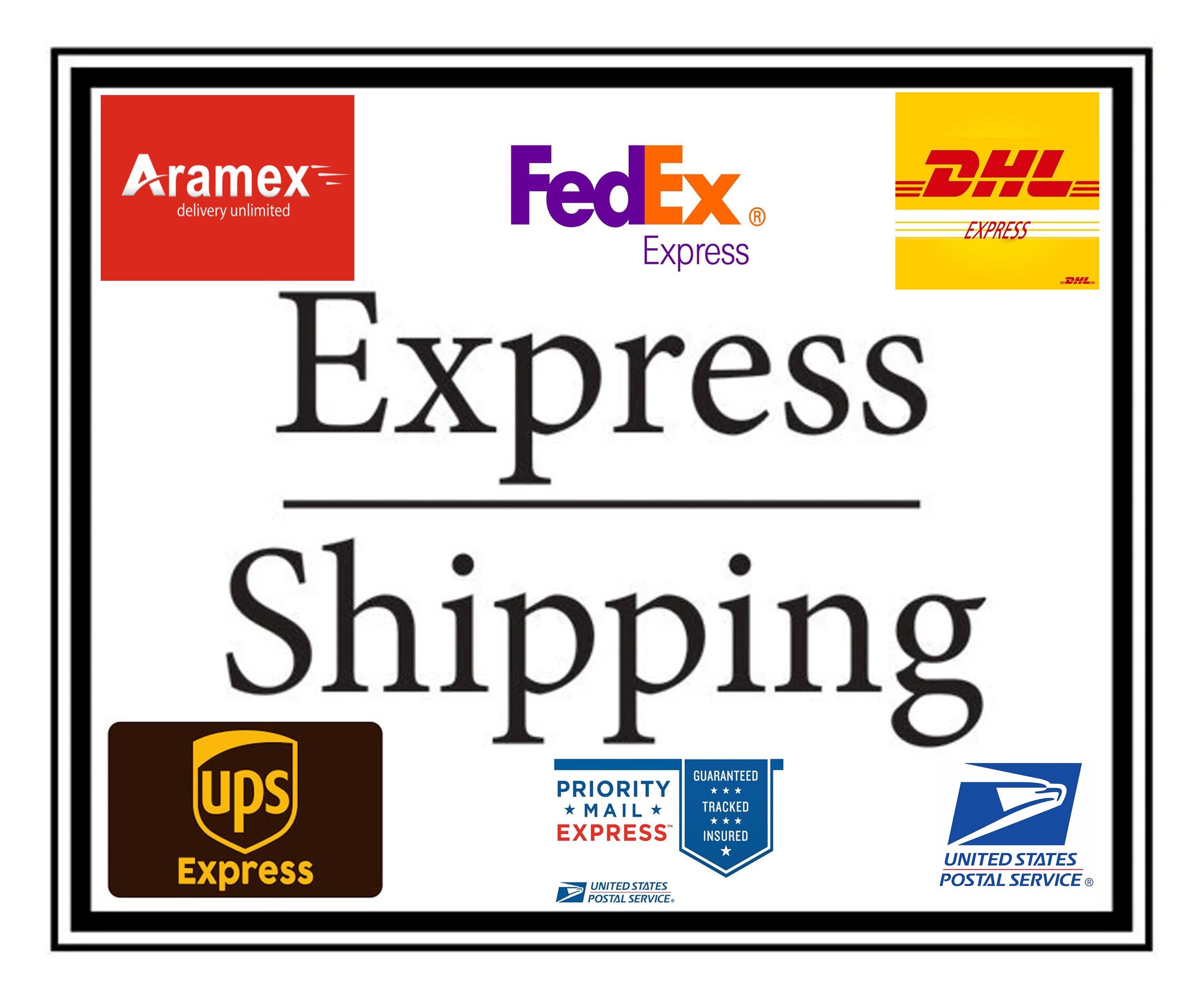 Express Shipping DHL Express Shipping Fedex Express - Etsy