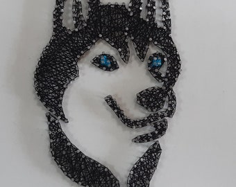 HUSKY - Modelo de String Art