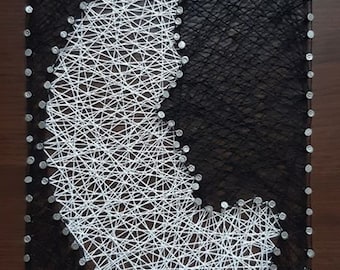 MOON PORTRAIT - String Art Template
