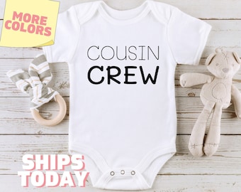 Cousin Crew Baby Onesies® Brother Crew Cute Family Baby Shirt Cute Baby Shower Gift Pregnancy Announcement Kids Tshirt Cousin Onesies 527