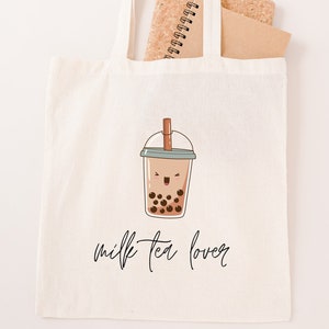 Cute Boba Milk Tea Bag