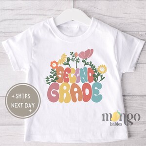 Second Grade Shirt, Retro First Day of School Shirt, Back To School Shirt, 2nd Grade Student Shirt, Second Grade Girls A20