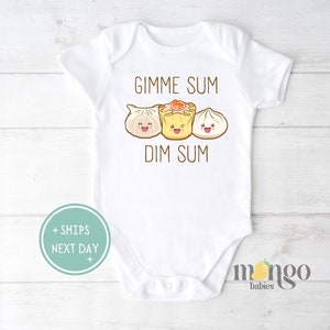 Gimme Sum Dim Sum Baby Onesies® Brand Dimsum Baby Cute Dumpling Baby Little Bao Toddler Tee Cute Baby Shower Gift Food Baby Gift Newborn 729