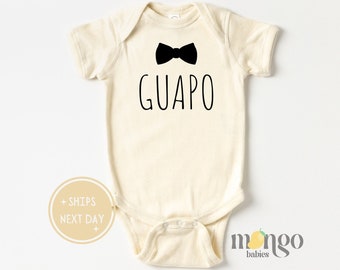 Guapo Baby Onesies® Brand Cute Spanish Humor Kids Tee Handsome Baby Clothes Funny Toddler Shirt Cute Baby Gift for Baby Shower Gift 901