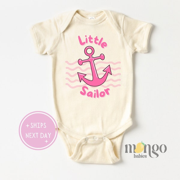 Little Sailor Baby Onesies® Brand Pregnancy Announcement for Baby Gift for Baby Shower Gift for Baby Girls Outfit for Toddler Tshirt 1435