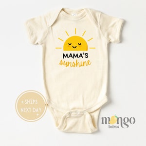 Mama's Sunshine Baby Onesies® Brand Baby Bodysuit Natural Baby Clothes for Baby Gift for Newborn Cute Baby Shower Kid Shirt for Toddler 1499