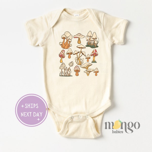 Cute Baby Onesies® Brand Cute Mushroom Kid T-Shirt Baby Clothes Unisex Baby Announcement Newborn Gift for Baby Shower Gift for Newborn 1635