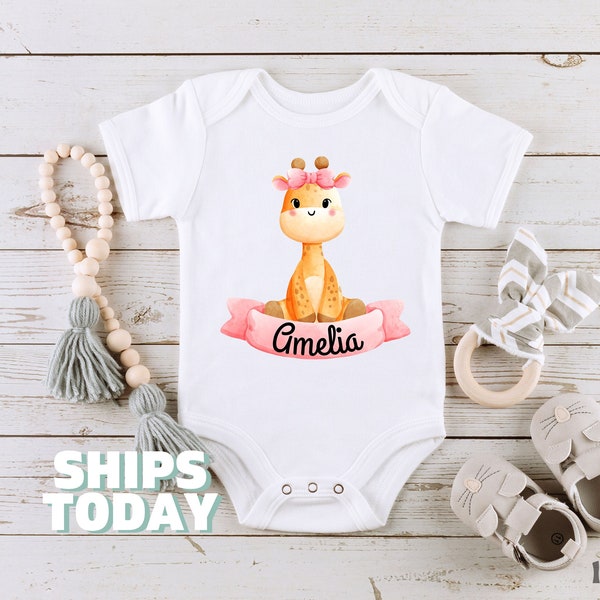 Giraffe Baby Clothes Etsy