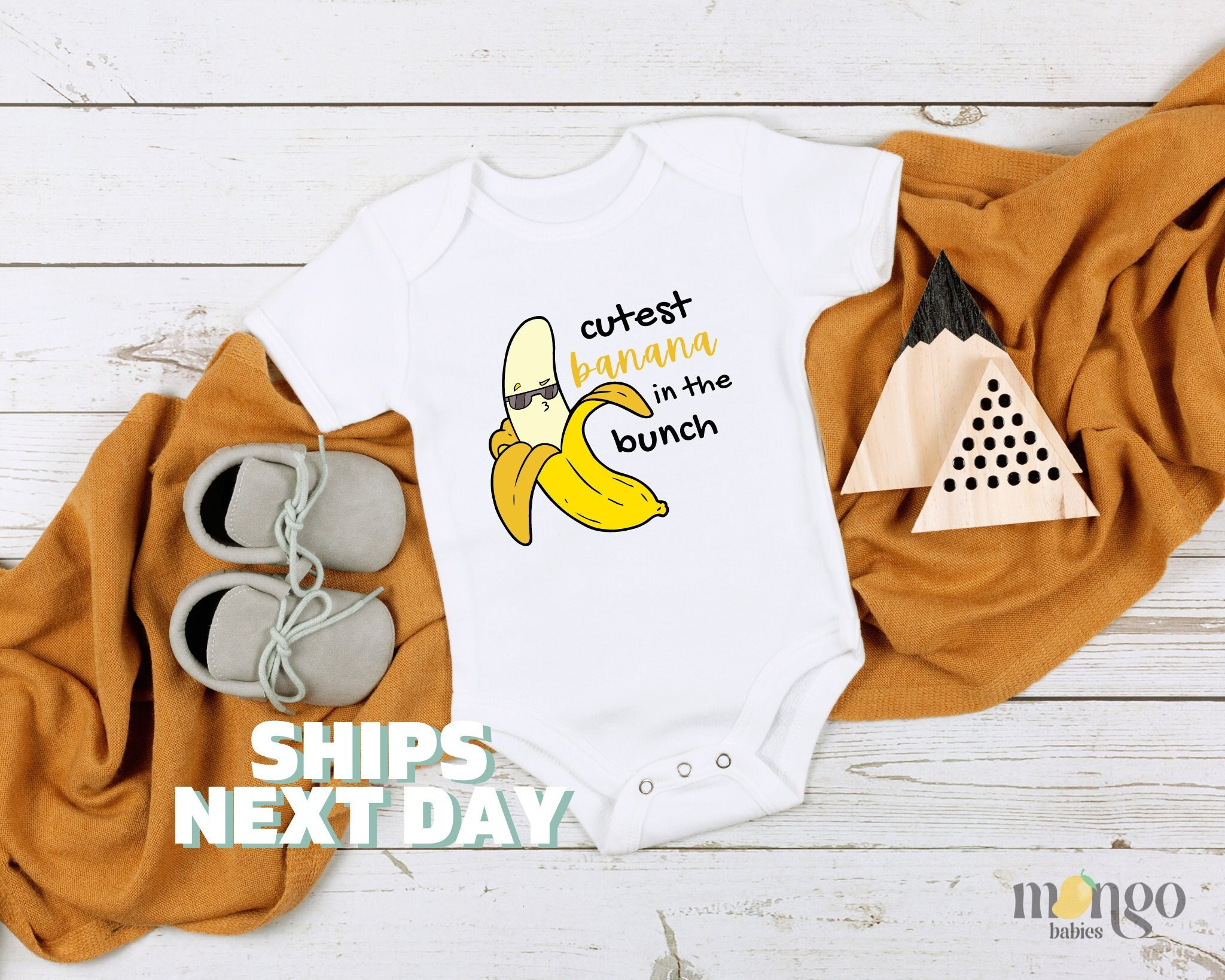 Banana onesie baby sales