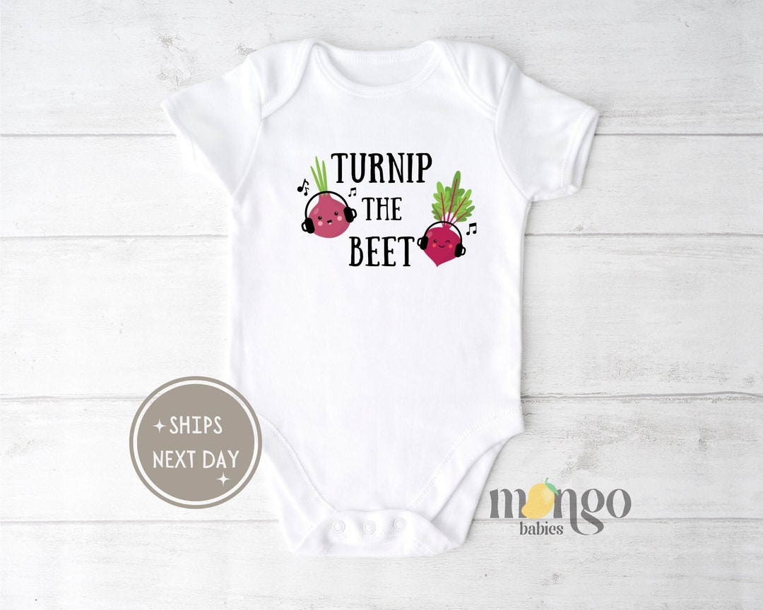 Turnip the Beet Baby Onesies® Brand Funny Baby Clothes Cute Baby Gift