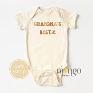 Baby Shower Outfit Ideas For Grandma Grandma's Bestie Baby Onesies