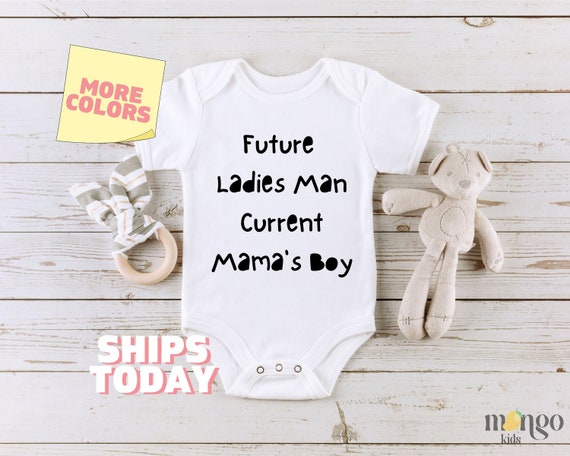 Buy Future Ladies Man Baby Onesies Brand Mama s Boy Baby Shirt