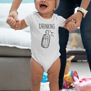 Drinking Buddies Onesies® Bodysuit Baby Shower Gift for Twins Baby Bodysuit Baby Boy Onesie Baby Girl Onesie Baby Shower Gift Idea Not A Set image 4