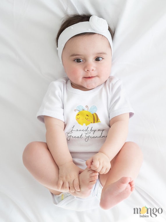 Loved by My Great Grandma Baby Onesies Cute Baby Shower Gift