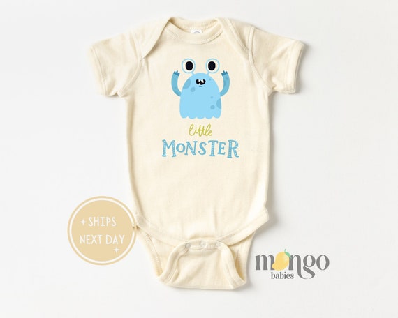 Little Monster Baby Onesies Brand Funny Baby Bodysuit Cute