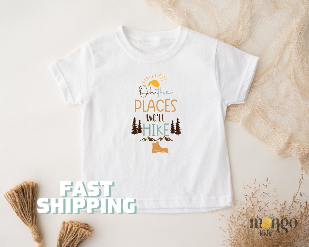 Oh the Places We'll Hike Onesie® Camping Baby Onesies Cute Etsy