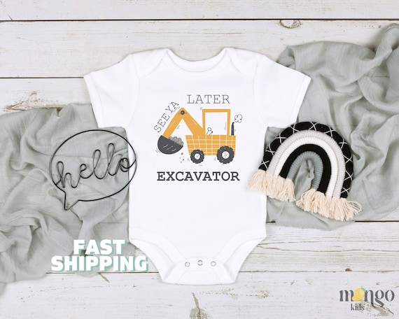 Funny Excavator Construction Shirt See Ya Later Excavator Funny Excavator Construction Shirt See Ya Later Excavator