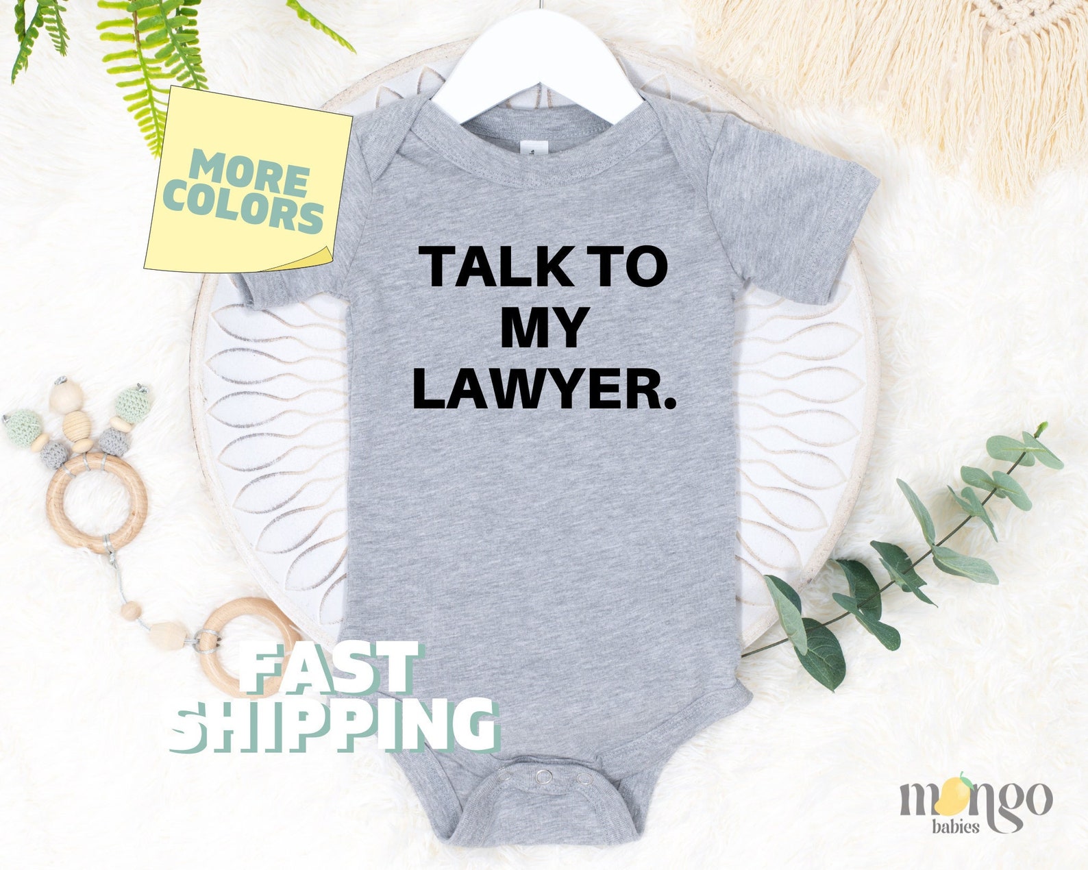 Talk to My Lawyer Onesie® Funny Attorney Baby Bodysuit Cute Etsy