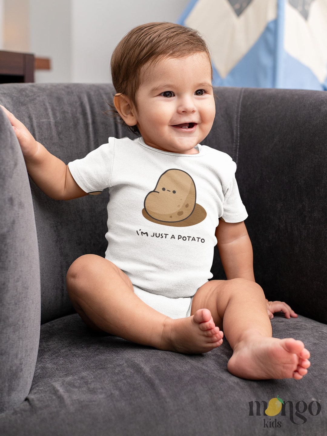 I'm Just a Potato Baby Onesies® Brand Funny Baby Shower Gift for