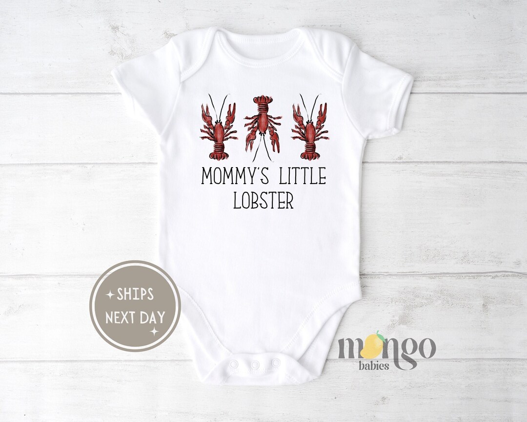 Mommy's Little Lobster Baby Onesies® Brand Baby Gift for Newborn Cute