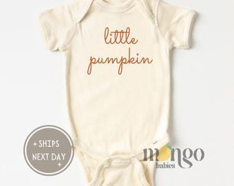 Little Pumpkin Baby Onesies® Brand Cute Pumpkin Tshirt Harvest Bodysuit Baby Shower Gift Toddler Tshirt Halloween Kid Shirt  Newborn Clothes