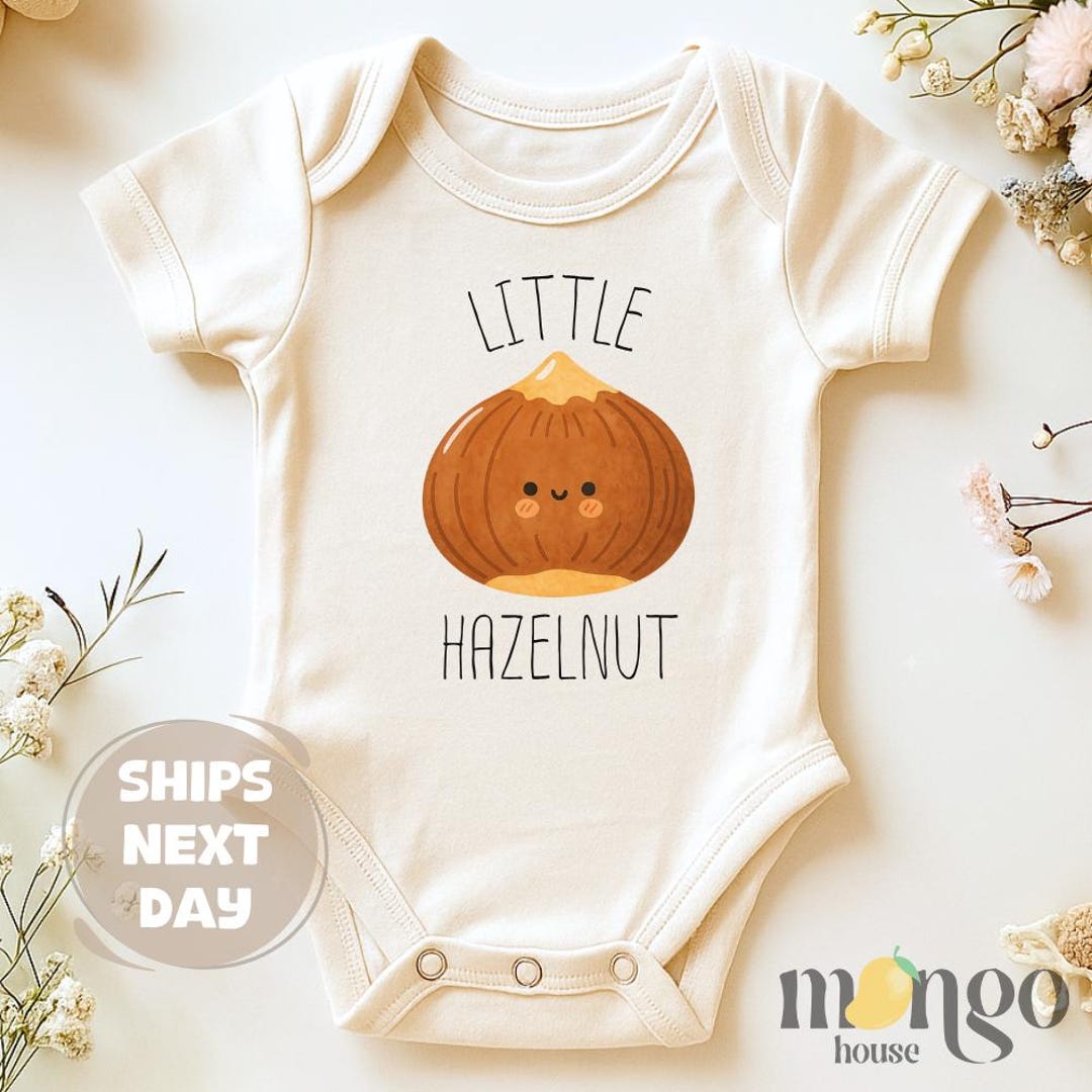 Cute Baby Onesies® Brand Little Hazelnut Outfit Cute Newborn