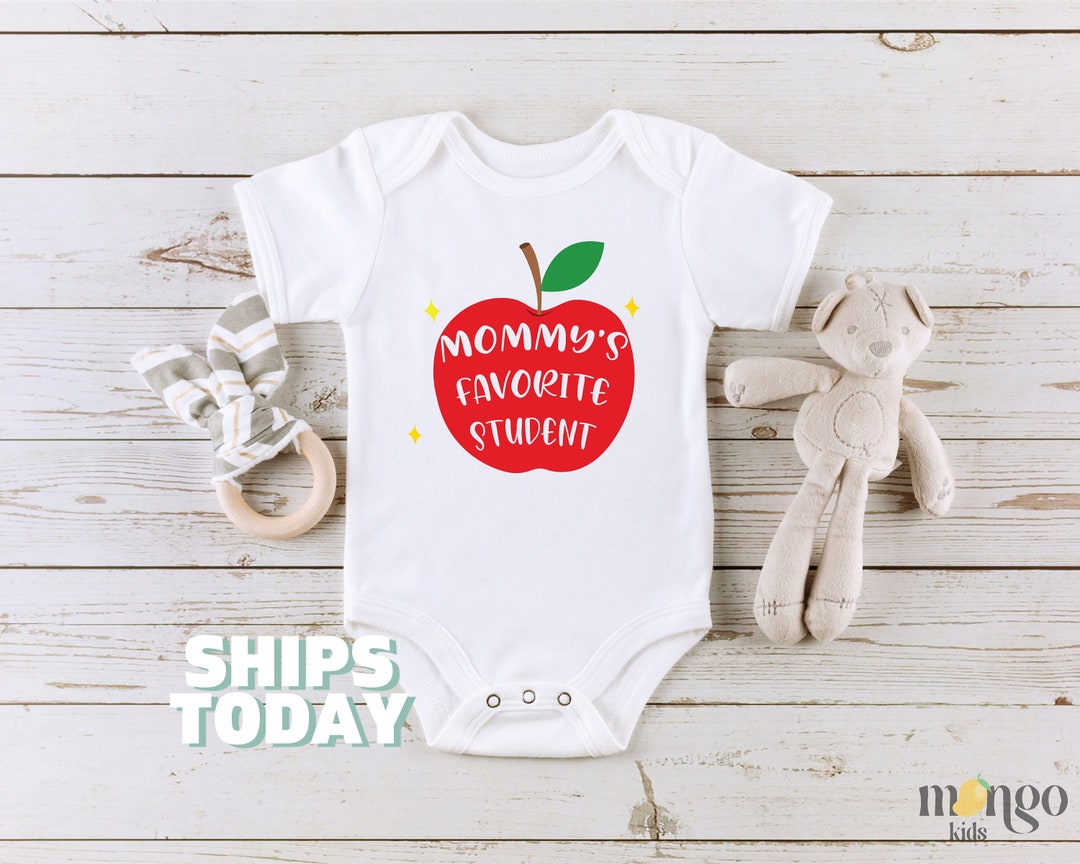 Teacher Baby Onesies® Mommy's Favorite Student Bodysuit Educator Baby