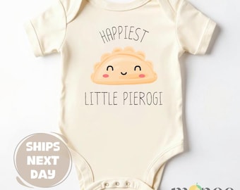 Happiest Little Pierogi Onesies® Brand Adorable Kids Shirt Polish Food Cute Baby Outfit Pierogi Baby Bodysuit Funny Baby Outfit Foodie Tee
