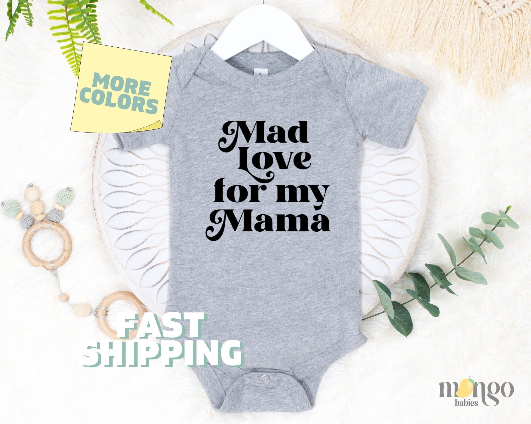 Mad Love for My Mama Baby Onesies Brand Mad Love for Mama Kids
