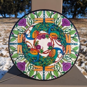Nouveau-Style Peacocks and Dragonflies DD Fuzion Truth