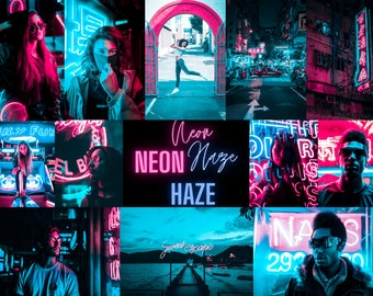 Neon Haze | Lightroom Preset | Mobile and Desktop