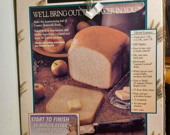 breadman model tr444 recipes