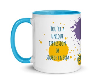 ENoeticMerch Expresión única de la fuente de energía Mug