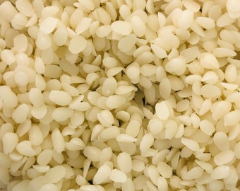 100% Natural White Beeswax Pellets for Skin Products, Candles and More