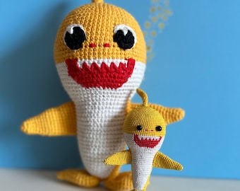 Baby Hai Häkelanleitung - Amigurumi Hai (PDF-Muster)