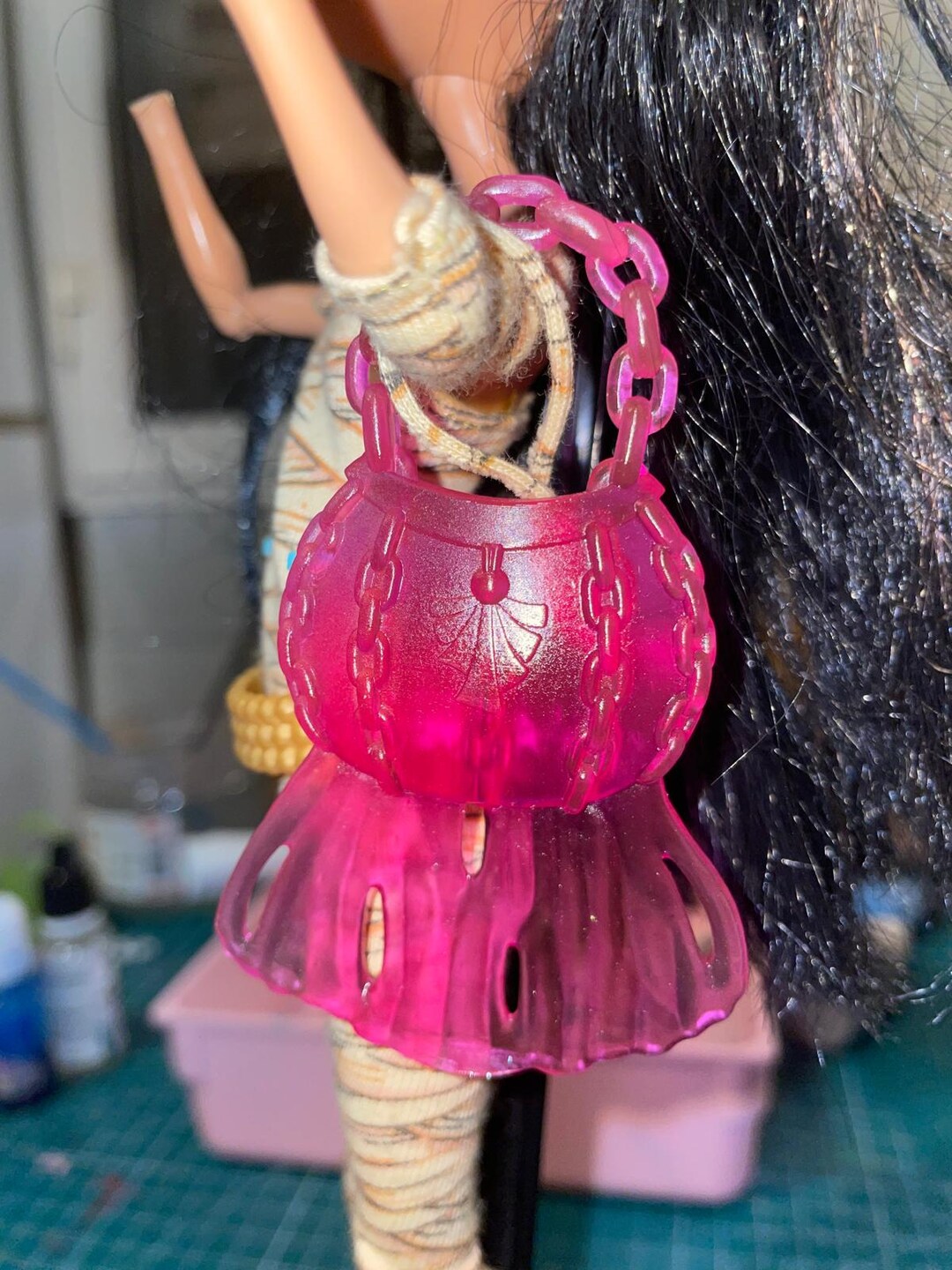 MONSTER HIGH Ari Hauntington Doll Bag OOAK Replacement Fan Made 3D ...