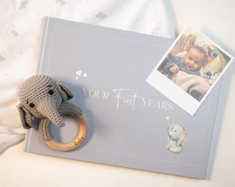 Elephant Baby Memory Book: First Year Milestones