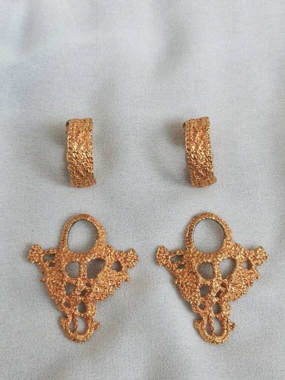 Alexis Lahellec Paris rare earrings clip vintage … - image 3